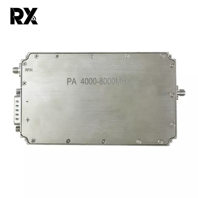 47 dB High Gain 50 W Drohnenverstärkermodul 4000–8000 MHz